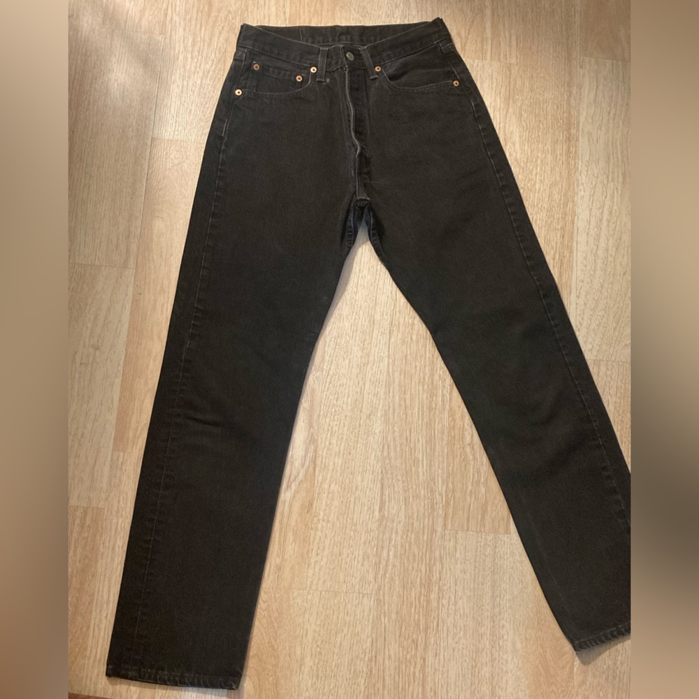 Black 501 Vintage Levi’s, fits size 26, 27